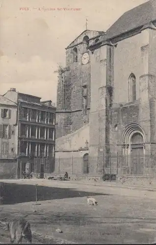 CPA Foix L'Église St.Volusieu, non circulé