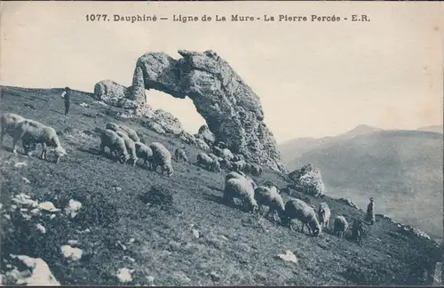 CPA Dauphine Ligne de la Mure la Pierre Percee, non circulé