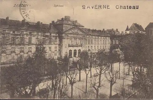 CPA Saverne, Zabern Schloss Château, circulé 1933