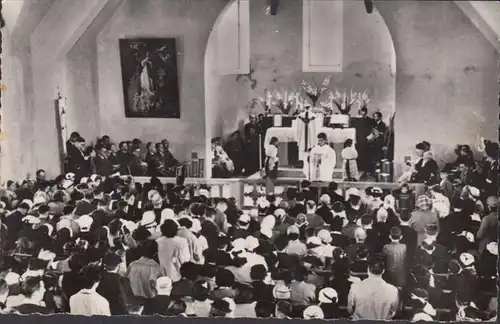 CP Roche-la-Molière Première messe à Notre Dame de l'Assomption, non circulé