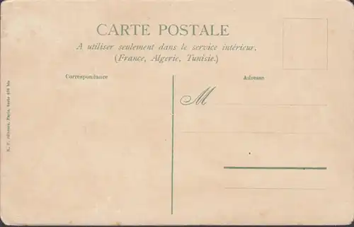 CPA Les animaux dans les actions de l'homme, a utiliser selement dans le service intérieur, non circulaire