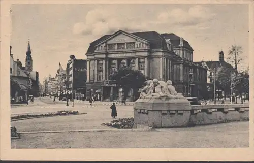 AK Magdeburg Zentraltheater, ungelaufen