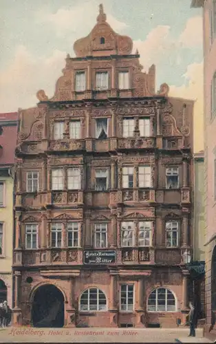 AK Heidelberg Hôtel et restaurant pour chevalier, incurvé