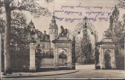 AK Bückeburg Neues Palais, gealufen 1927