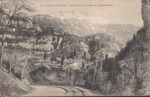 CPA Les Gorges du Crossey et La Grande Sure, circulé 1905