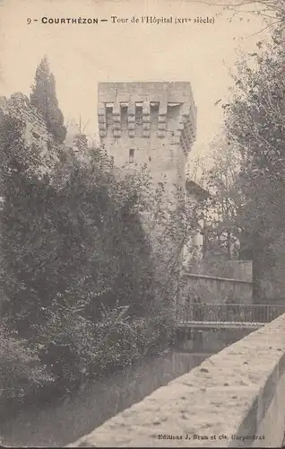 CPA Courthézon Tour de l'Hôpital, circulé 1905