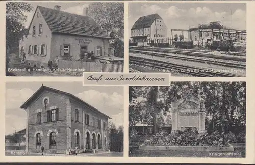 Salutation de Geroldshausen boulangerie Gare de Kriegerdenkmal, inachevé