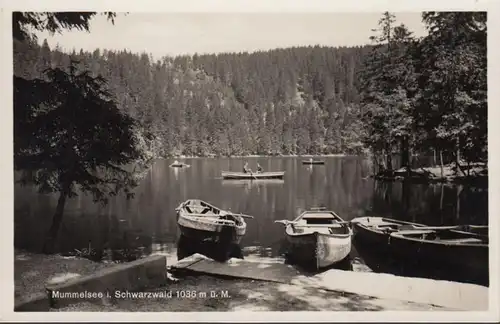 Mummelsee Ruderboote, ungelaufen