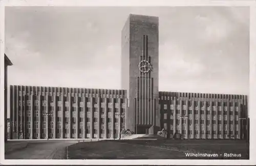 Wilhelmshaven Rathaus, gelaufen 1943