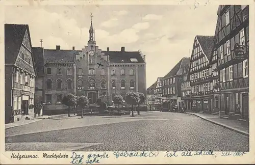 Hofgeismar Marktplatz, couru en 1943