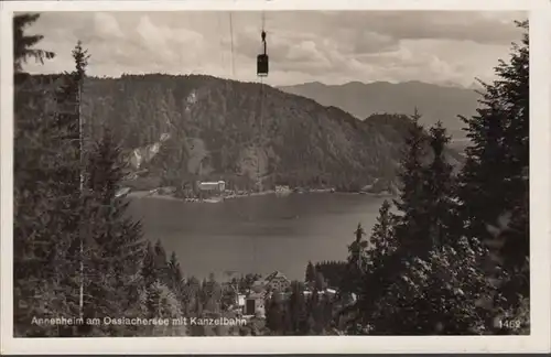 AK Annenheim am Ossiacher See mit Kanzelbahn, gelaufen