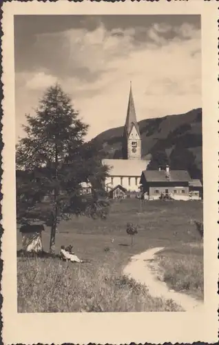 AK Mittelberg i, kl. Waisertal Kirche, ungelaufen