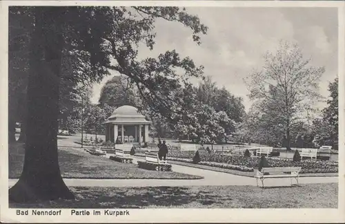 AK Bad Nenndorf Partie im Kurpark, gelaufen 1932