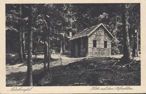 AK Natschungtal Hütte auf dem Stößerfelsen, ungelaufen