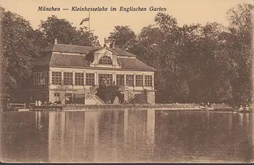 AK München Kleinhesselohe im Englischen Garten, ungelaufen