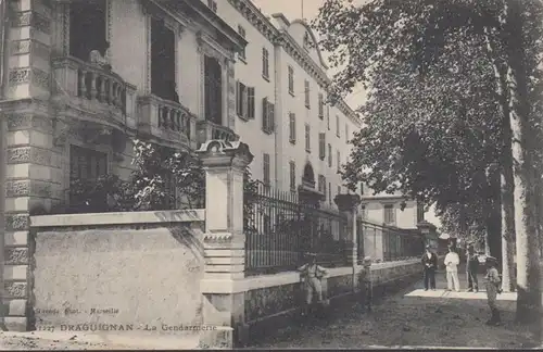 CPA Draguignan La Gendarmerie, circulé  1909