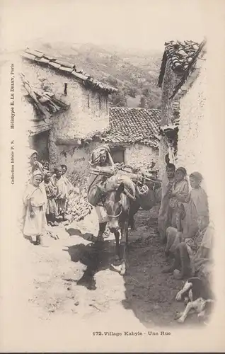 CPA Village Kabyle Une Rue, non circulé