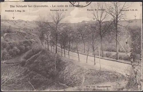 CPA Gorges près de Gravelote, circulé 1909