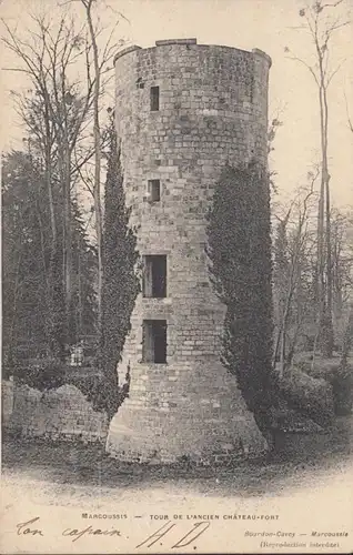 CPA Marcoussis Tour de l'ancien Château-Fort, circulé 1905