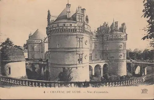 CPA Chateau du Lude Vue d'ensemble, circulé 1923