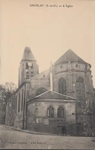 CPA Groslay L'Église, non circulaire