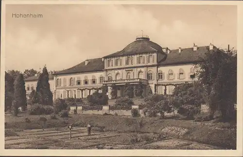 AK Hohenheim Schloss und Park, ungelaufen