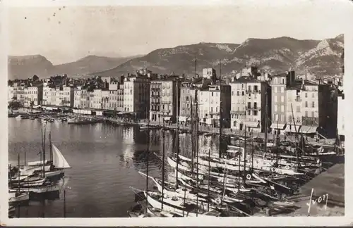 Toulon Vue sur le port, circulé 1942