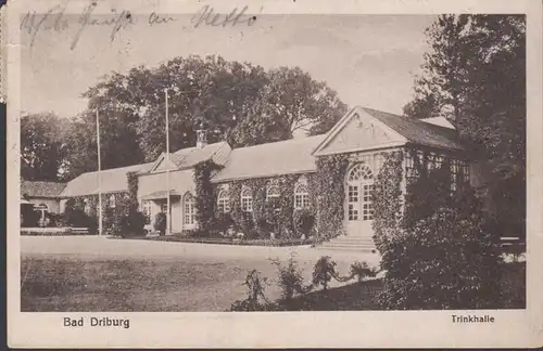 AK Bad Driberg Trinkhalle, gelaufen  1922
