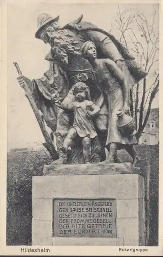 AK Hildesheim Eckartgruppe, gelaufen 1930