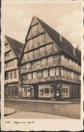 AK Celle Hoppener Haus, gelaufen 1938