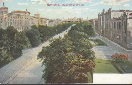 AK München Maximilianstraße, ungelaufen