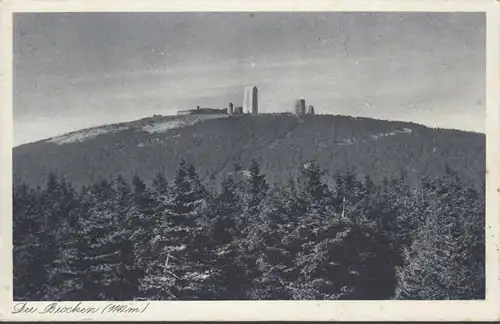 AK Der Brocken Brockenhotel, ungelaufen