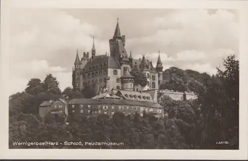 AK Wernigerode Château Feudalmuseum, incurvé