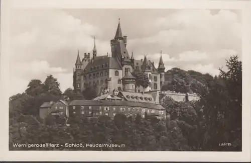 AK Wernigerode Schloß Feudalmuseum, ungelaufen