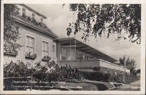 AK Grimmenstein Rotes Kreuz Heilstätte Kinderpavillon, gelaufen 1940