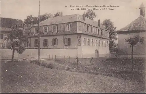 CPA Rosheim Pensionat des Bénédictines du Saint-Sacrement Côté Quest, non circulé