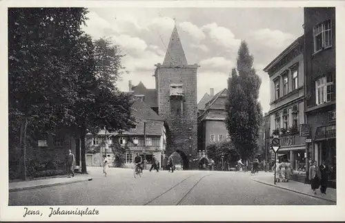 AK Jena Johannisplatz, ungelaufen