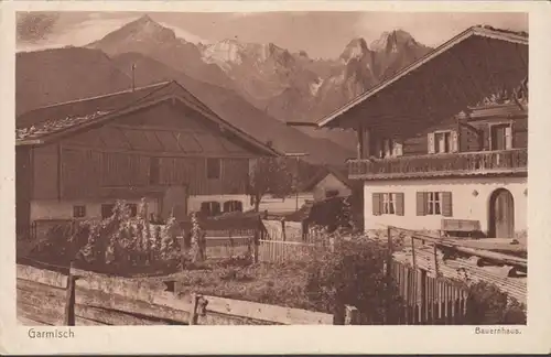 Garmisch Bauernhaus, ungelaufen