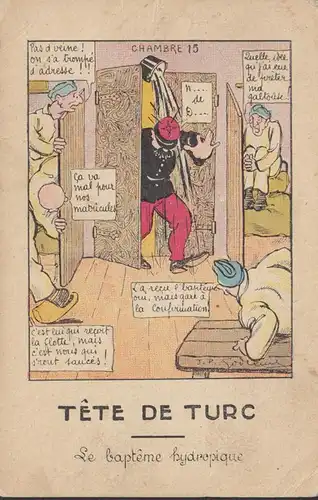 CPA Tête de Turc, circulé 1930