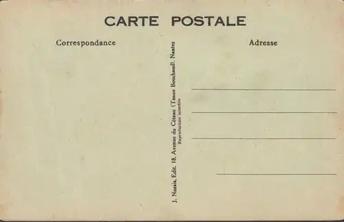 CPA Eh la ! Père Moulard, attention, vous avez la queue qui tremple, non circulé