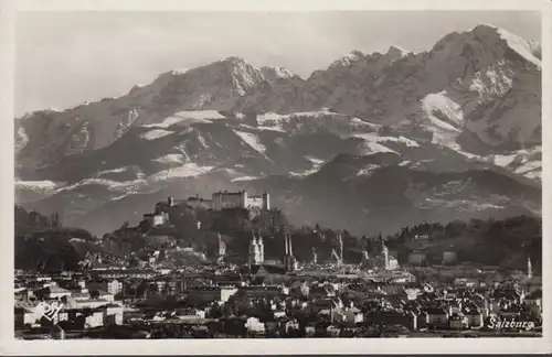 Salzburg Pass Lueg und Höher Göll, gelaufen 1933