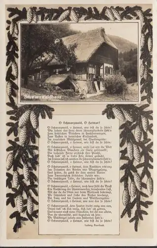 Forêt-Noire O Intérieur Carte des chansons Schwarzwaldhaus, incurable