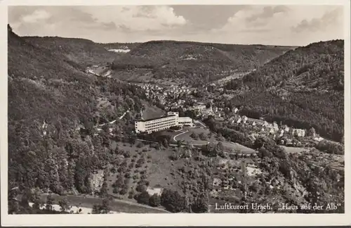 Luftkurort Urach Haus auf der Alb, gelaufen 1935