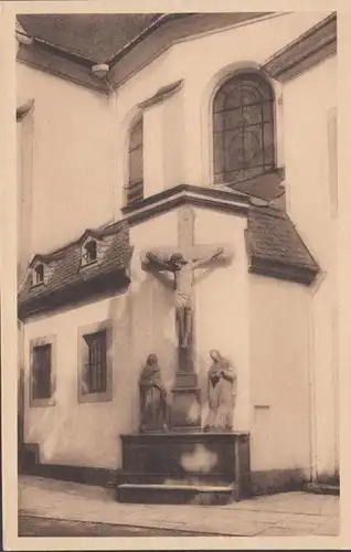 Bonn Crucifix sur la chapelle de Kreuzberg, incurvée