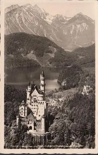 Schloss Neuschwanstein und Hohenschwangau, gelaufen 1938