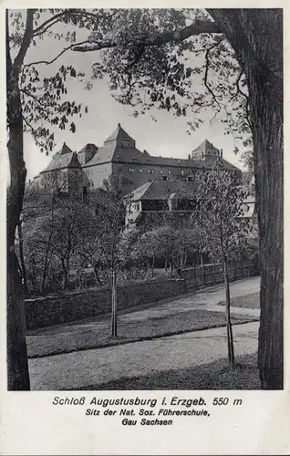 Saxe Château Augustusburg école de direction Gau Sachsen, couru en 1935