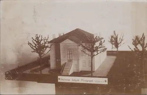 Ungarn Deutsche Schule Philippopel Modell 1:50, gelaufen 1914