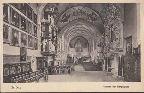 Schleiz intérieur de l'église de montagne, incurvée