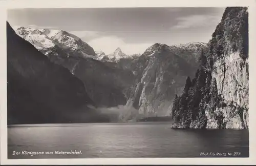 Schönau Der Königssee vom Malerwinkel, ungelaufen