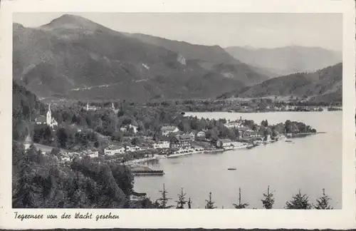 Tegernsee von der Wacht gesehen, ungelaufen